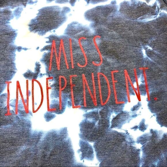 RAE DUNN MISS INDEPENDENT TIE DYE SWEATSHIRT NWT - Picture 5 of 9